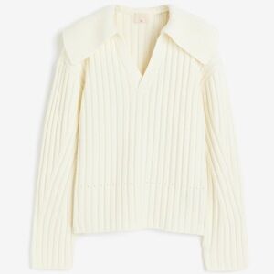 H&M Premium Women’s Wool Sweater with Collar